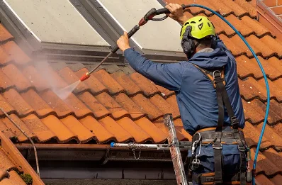 Démoussage et hydrofuge de toiture à Rolbing